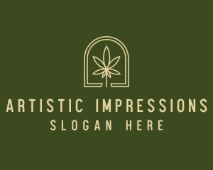 Marijuana Leaf Dispensary logo design