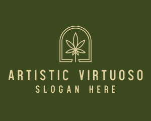 Marijuana Leaf Dispensary logo design