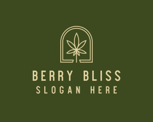 Marijuana Leaf Dispensary logo design