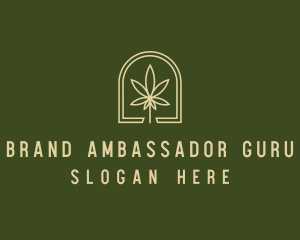 Marijuana Leaf Dispensary logo design