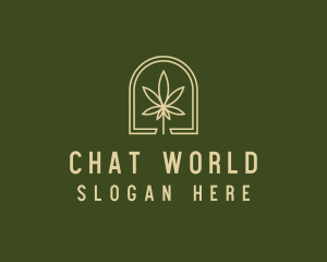 Marijuana Leaf Dispensary logo design