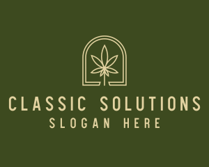 Marijuana Leaf Dispensary logo design