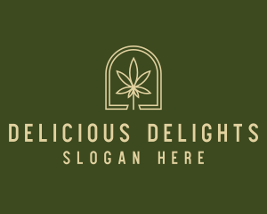 Marijuana Leaf Dispensary logo design