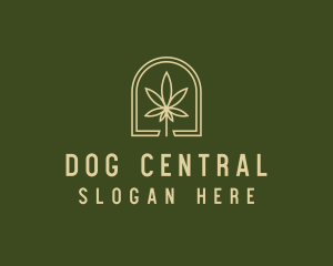 Marijuana Leaf Dispensary logo design