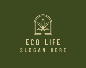 Marijuana Leaf Dispensary logo design