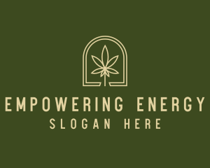 Marijuana Leaf Dispensary logo design