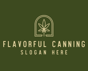 Marijuana Leaf Dispensary logo design