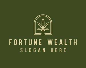 Marijuana Leaf Dispensary logo design