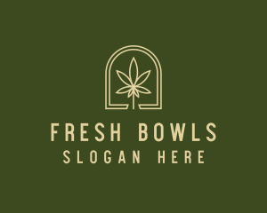 Marijuana Leaf Dispensary logo design