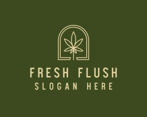 Marijuana Leaf Dispensary logo design