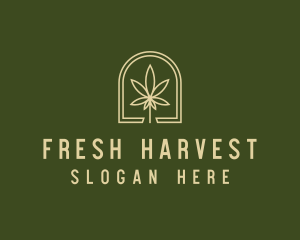 Marijuana Leaf Dispensary logo design