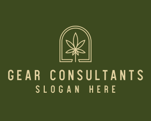 Marijuana Leaf Dispensary logo design