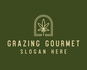 Marijuana Leaf Dispensary logo design