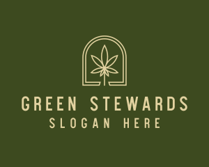 Marijuana Leaf Dispensary logo design