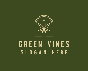 Marijuana Leaf Dispensary logo design