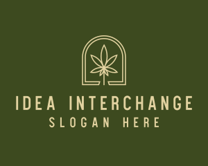 Marijuana Leaf Dispensary logo design