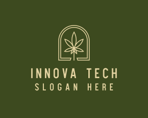 Marijuana Leaf Dispensary logo design