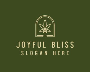 Marijuana Leaf Dispensary logo design