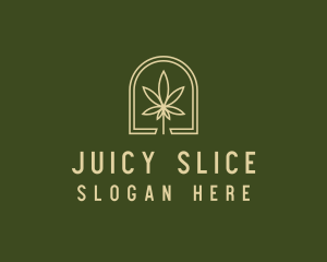 Marijuana Leaf Dispensary logo design