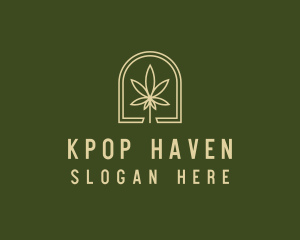 Marijuana Leaf Dispensary logo design