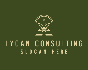 Marijuana Leaf Dispensary logo design