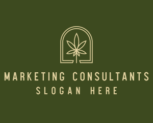 Marijuana Leaf Dispensary logo design