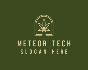 Marijuana Leaf Dispensary logo design