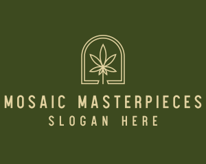 Marijuana Leaf Dispensary logo design