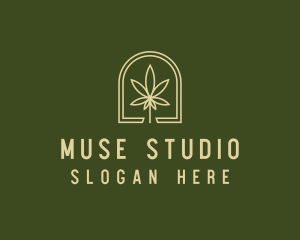 Marijuana Leaf Dispensary logo design