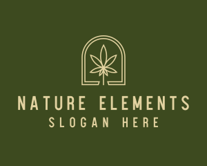 Marijuana Leaf Dispensary logo design