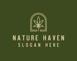 Marijuana Leaf Dispensary logo design