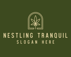 Marijuana Leaf Dispensary logo design