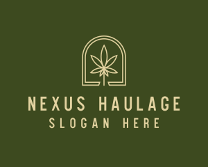 Marijuana Leaf Dispensary logo design