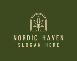 Marijuana Leaf Dispensary logo design