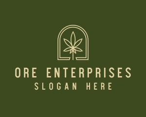 Marijuana Leaf Dispensary logo design