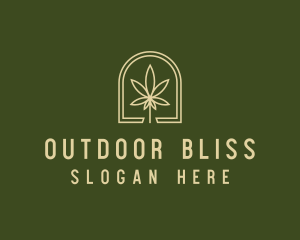 Marijuana Leaf Dispensary logo design