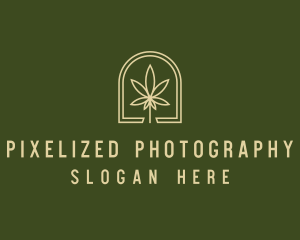 Marijuana Leaf Dispensary logo design