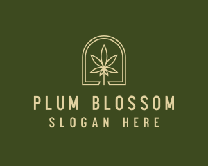 Marijuana Leaf Dispensary logo design