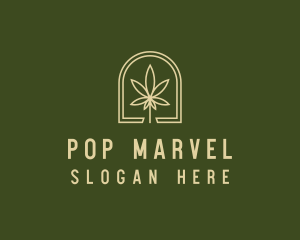 Marijuana Leaf Dispensary logo design