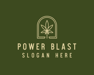 Marijuana Leaf Dispensary logo design