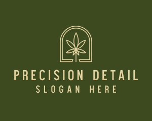 Marijuana Leaf Dispensary logo design