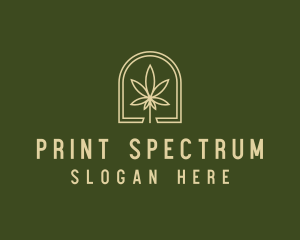 Marijuana Leaf Dispensary logo design