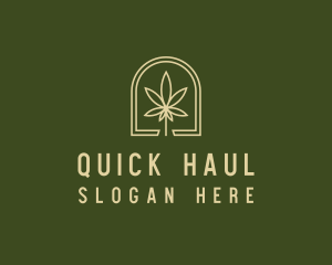 Marijuana Leaf Dispensary logo design