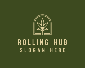 Marijuana Leaf Dispensary logo design