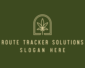 Marijuana Leaf Dispensary logo design