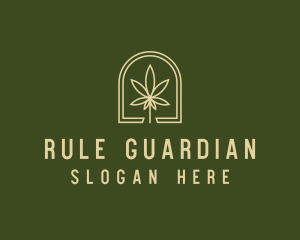 Marijuana Leaf Dispensary logo design