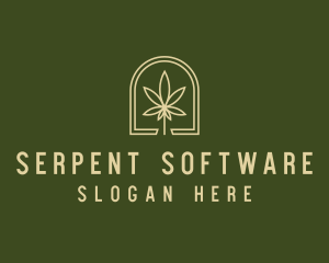 Marijuana Leaf Dispensary logo design