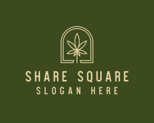 Marijuana Leaf Dispensary logo design