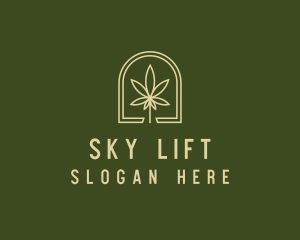 Marijuana Leaf Dispensary logo design