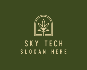 Marijuana Leaf Dispensary logo design